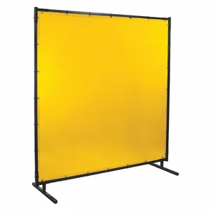 STEINER 534HD-6X8 Welding Screen, Vinyl, 6 ft Height, 8 ft Width, Yellow, 1 Inch Size Frame, Yellow | CU4QYR 5KNL6