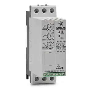 STELLAR SR22-05 Compact Soft Starter, 5A, 110-240 VAC At 1-Phase/208-460 VAC At 3-Phase, Trip Class 2/10 | CV7ZQZ