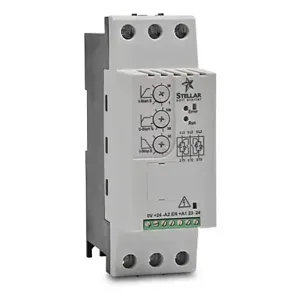 STELLAR SR22-22 Compact Soft Starter, 22A, 110-240 VAC At 1-Phase/208-460 VAC At 3-Phase | CV7ZRE