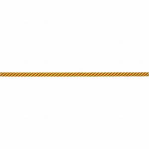 STERLING ROPE AN709A0015 Zubehörkabel, 17/64 Zoll Seildurchmesser, Gelb, 50 Fuß Seillänge, 278 lb Arbeitslastgrenze | CU4RRC 61LD30