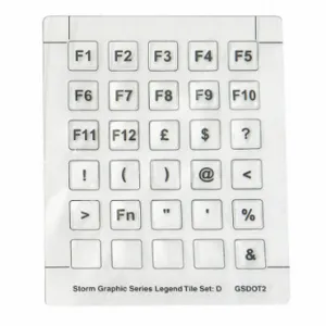 STORM INTERFACE GFX/GFXI KEYTOP TILES D Legend Tile Set D | CU4TBB 33UA44