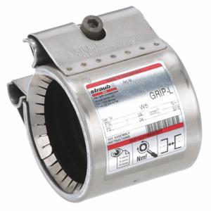 STRAUB STR20301 Pipe Coupling, Axial, 1 1/2 Inch Connection, Stainless Steel | CU4TBR 452Y13