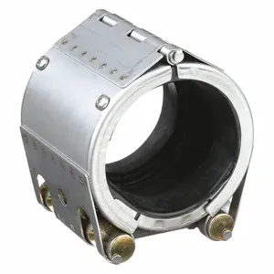 STRAUB STR35651 Open Flex Coupling, 114.3mm Pipe Outside Dia., 4 Inch IPS, Galvanized Steel | AE4UBR 5MTD0