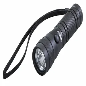 STREAMLIGHT 51043 Industrial LED Handheld Flashlight, Aluminium, Max. Output 100 lm, Black | CH6KDU 11U138