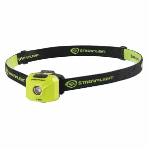 STREAMLIGHT 61431 LED Headlamp, Polycarbonate, 50000 hr Lamp Life, Maximum Lumens 200, Yellow | CE9YLP 55MJ57