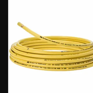 MUELLER STREAMLINE DY10100 Tubing, Copper, 5/8 Inch, Type Acr, 100 Ft, Coil, Coating Color Yellow | CU4TND 797LP8