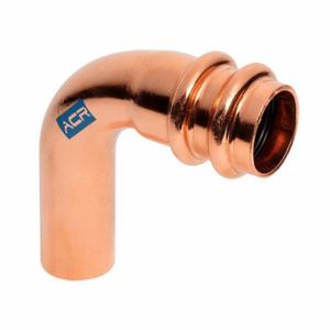 MUELLER STREAMLINE RP02809 Refrigeration Press Fitting, Copper, Ftg X Press-Fit, 3/8 X 3/8 Inch Copper Tube Size | CP2HJF 787WK7