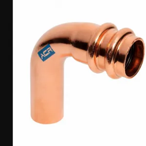 MUELLER STREAMLINE RP02817 Refrigeration Press Fitting, Copper, Ftg X Press-Fit, 1/2 X 1/2 Inch Copper Tube Size | CP2HJC 787WK8