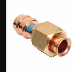 MUELLER STREAMLINE RP15729 Refrigeration Press Fitting, Copper, Press-Fit X Flare, 3/4 X 3/4 Inch Copper Tube Size | CP2HJR 787WP3