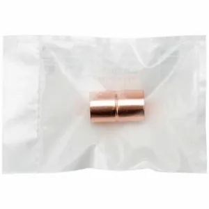 MUELLER STREAMLINE W 01072CB Copper Pressure Fittings Clean And Bagged, Wrot Copper, Cup X Cup | CU4TEP 788GX8