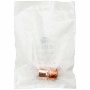 MUELLER STREAMLINE W 01163CB Copper Pressure Fittings Clean And Bagged, Wrot Copper, Cup X Mpt, 1 Inch Copper Tube Size | CU4THD 788H18