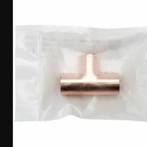 MUELLER STREAMLINE W 40324CB Copper Pressure Fittings Clean And Bagged, Cast Bronze, Cup X Cup X Cup | CU4TDK 788GU8