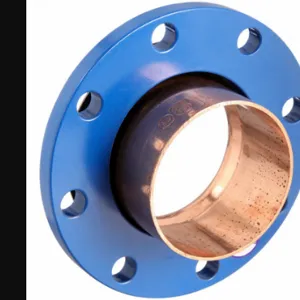 MUELLER STREAMLINE W 04152NL Copper Flange, Wrot Copper, Cup X Flange, 8 Inch Copper Tube Size, For 8 1/8 Inch Tube Od | CU4TLG 788GR9