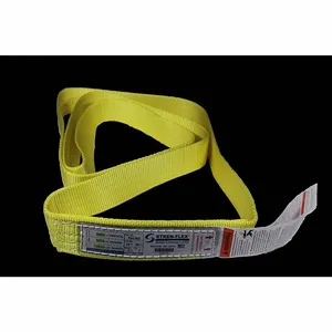 STREN-FLEX EN1-901-04 Nylon Web Sling, Yellow, 1 Inch Size x 4 ft 1-Ply | CU4TZG 307YG3