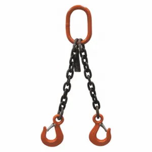 STREN-FLEX SF0910G10DOS Chain Sling, 10 Ft Sling Length, 4300 Lb Sling Capacity At 30 Deg, 9/32 Inch Chain Size | CU4TNR 48FZ87