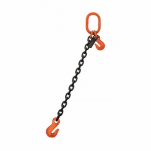 STREN-FLEX SF1612G10SOGA Chain Sling, 12 Ft Sling Length, 15000 Lb Sling Capacity At 90 Deg, 1/2 Inch Chain Size | CU4TPE 48FZ74