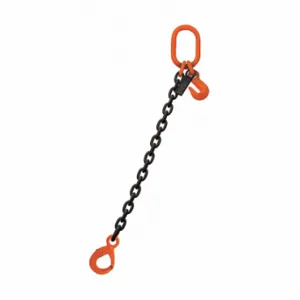 STREN-FLEX SF1212G10SOLA Chain Sling, 12 Ft Sling Length, 8800 Lb Sling Capacity At 90 Deg, 3/8 Inch Chain Size | CU4TPR 48FZ60