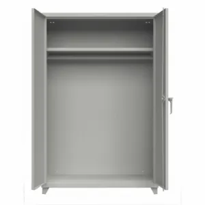 STRONG HOLD 46-WR-241-L Storage Cabinet, 48 Inch x 24 Inch x 75 Inch, 1 Adj Shelf, Swing Handle & Padlock Hasp | CU4UHA 276ZK8