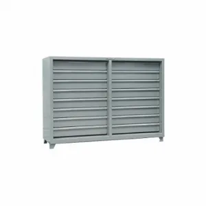 STRONG HOLD 6.55-DS-CSU-260-16DB Storage Cabinet, 82 Inch x 26 Inch x 59 Inch, 16 Drawers, 16 6 Inch x 36 Inch x 22 Inch | CU4UKA 40V619