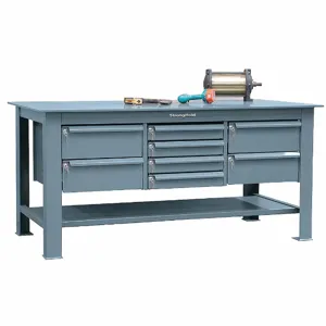 STRONG HOLD T7236-8DB-KL Work Table 8 Key Locking Drawers | AH9PVM 40V816