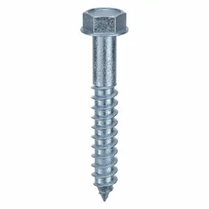 SIMPSON STRONG-TIE U70520.025.0175 Anchor Screw, 1/4 Inch Anchor Dia., 1-3/4 Inch Length, Zinc, 100Pk | AE2GMX 4XFX4