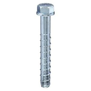 SIMPSON STRONG-TIE U70520.050.0300 Anchor Screw, 1/2 Inch Anchor Dia., 3 Inch Length, Zinc, 25Pk | AC2QWA 2MCP5