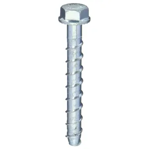 SIMPSON STRONG-TIE U70520.075.0450 Anchor Screw, 3/4 Inch Anchor Dia., 4 Inch Length, Zinc, 10Pk | AC2QWC 2MCR4