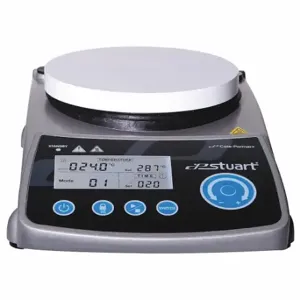 STUART 04661-24 Hot Plate, Round, 5 Deg to 40 Deg, 20 L Load Capacity Metric, 220 V | CU4ULY 55NT97