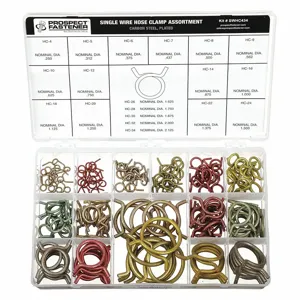 SUGATSUNE SWHC434 Hose Clamp Assortment, 151 Pieces | AD7VLV 4GPR6