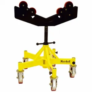 SUMNER 786451 Invertible Pipe Stand, Roller V Head, 4500 Lb Max Load Capacity | CU4VJF 49VU07