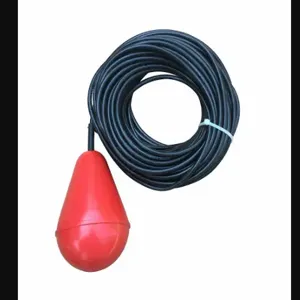 SUMP ALARM SA-2368-33 Heavy Duty Float Switch, 110 VAC/12 VDC/220 VAC, 100 ft Cord Length, 13 A | CV3PVK 60KR69