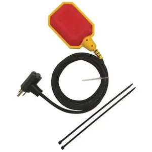 SUMP ALARM SA-3100-3 Piggyback Float Switch, 110VAC/12V DC/220VAC, 10 ft Cord Length, 13 A Amps | CV3PWC 60KR65