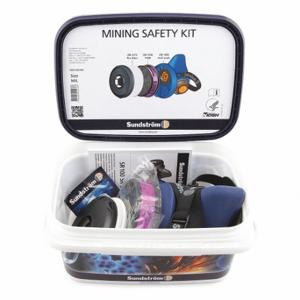 SUNDSTROM SAFETY H05-6321S Halbmasken-Atemschutzmasken-Set, 1 Patrone im Lieferumfang enthalten, Silikon, S-Maskengröße | CU4VNP 33W788