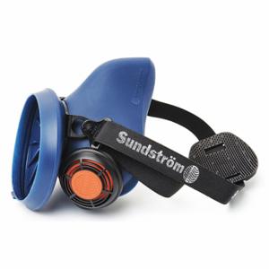 SUNDSTROM SAFETY SR 100 M/L Half Mask Respirator, SR 100, 0 Cartridges Included, Silicone, M Mask Size | CU4VNV 6GGT2