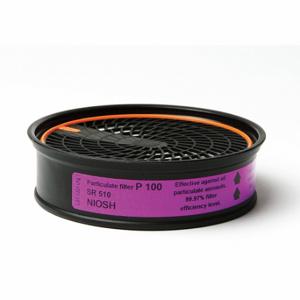 SUNDSTROM SAFETY SR 510 Filter, P100, Farbe Magenta, Sundstrom SR221, Push-to-Connect, 5 Stück | CT9EEC 6GGU2