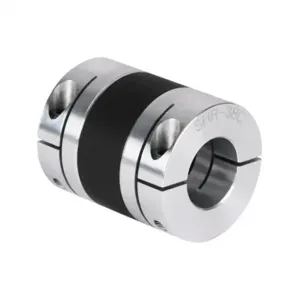 SUNG IL MACHINERY SHR-38C-19-19 Coupling, Servo High Gain, Aluminum Alloy, Clamp, 38 Size, 19 x 19mm Bore | CV7GFM