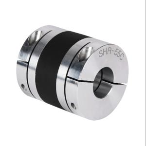 SUNG IL MACHINERY SHR-55C-22-25 Coupling, Servo High Gain, Aluminum Alloy, Clamp, 55 Size, 22 x 25mm Bore | CV7GGR