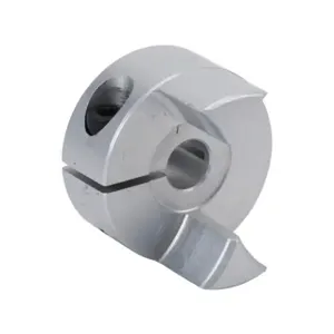 SUNG IL MACHINERY SJC-25C-6.35 Coupling Hub, Jaw Type, Aluminum Alloy, Clamp, 25 Size, 1/4 Inch Bore | CV7GTM