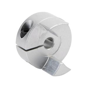 SUNG IL MACHINERY SJCA-30C-6.35 Coupling Hub, Jaw Type, Aluminum Alloy, Clamp, 30 Size, 1/4 Inch Bore | CV7GUZ