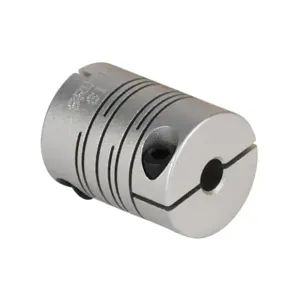 SUNG IL MACHINERY SRB-16C-4-4 Coupling, Servo-Beam, Aluminum Alloy, Clamp, 16 Size, 4 x 4mm Bore | CV7GGW