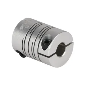 SUNG IL MACHINERY SRB-16C-4-6 Coupling, Servo-Beam, Aluminum Alloy, Clamp, 16 Size, 4 x 6mm Bore | CV7GGY