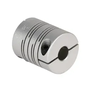 SUNG IL MACHINERY SRB-19C-6.35-6.35 Coupling, Servo-Beam, Aluminum Alloy, Clamp, 19 Size, 6.35 x 6.35mm Bore | CV7GHG