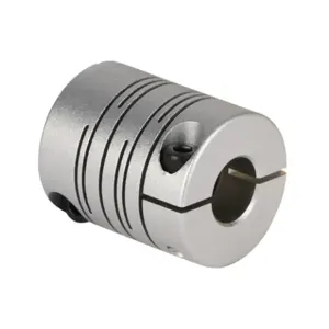 SUNG IL MACHINERY SRB-19C-6.35-8 Coupling, Servo-Beam, Aluminum Alloy, Clamp, 19 Size, 6.35 x 8mm Bore | CV7GHH