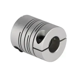 SUNG IL MACHINERY SRB-22C-10-10 Coupling, Servo-Beam, Aluminum Alloy, Clamp, 22 Size, 10 x 10mm Bore | CV7GHN