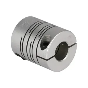 SUNG IL MACHINERY SRB-22C-5-10 Coupling, Servo-Beam, Aluminum Alloy, Clamp, 22 Size, 5 x 10mm Bore | CV7GHP