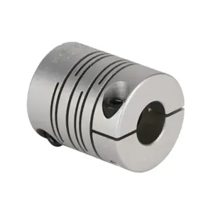 SUNG IL MACHINERY SRB-22C-6.35-9.525 Coupling, Servo-Beam, Aluminum Alloy, Clamp, 22 Size, 6.35 x 9.525mm Bore | CV7GHZ