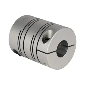 SUNG IL MACHINERY SRBA-60C-16-24 Coupling, Servo-Beam, Aluminum Alloy, Clamp, 60 Size, 16 x 24mm Bore | CV7GMY