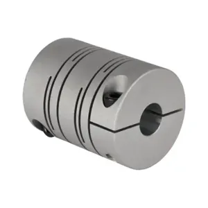 SUNG IL MACHINERY SRBA-60C-18-19 Coupling, Servo-Beam, Aluminum Alloy, Clamp, 60 Size, 18 x 19mm Bore | CV7GNA