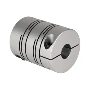 SUNG IL MACHINERY SRBA-60C-18-20 Coupling, Servo-Beam, Aluminum Alloy, Clamp, 60 Size, 18 x 20mm Bore | CV7GNB