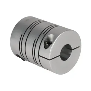 SUNG IL MACHINERY SRBA-60C-19-22 Coupling, Servo-Beam, Aluminum Alloy, Clamp, 60 Size, 19 x 22mm Bore | CV7GNG